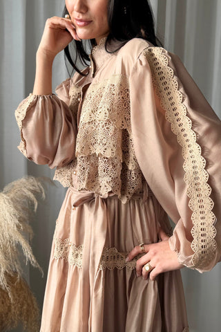 Venezia dress, caramel 
