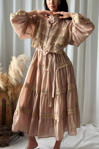 Venezia dress, caramel 