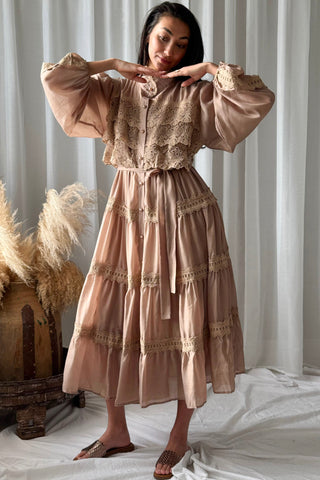 Venezia dress, caramel 