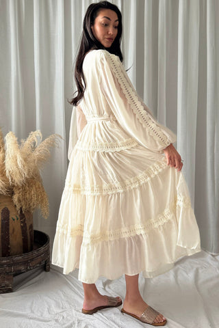 Venezia dress, natural white 