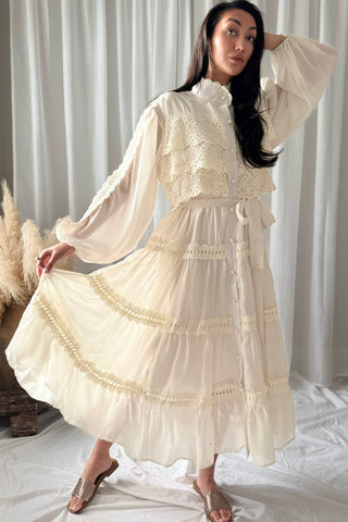 Venezia dress, natural white 