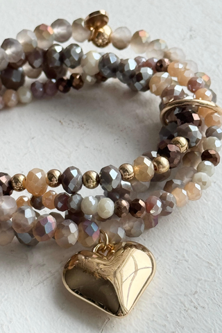 Violet bracelet, gold