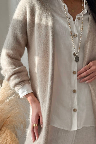 Warm Love neuletakki, beige