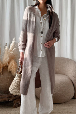 Warm Love neuletakki, taupe