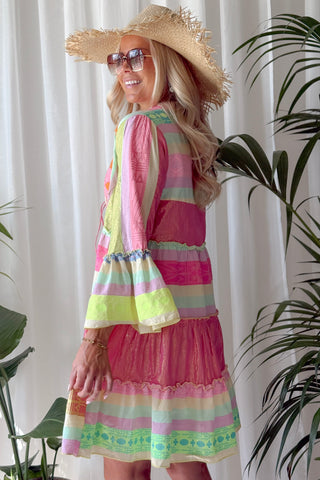 Zimi puuvillamekko, multicolor