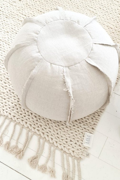 Linen pouf rahi