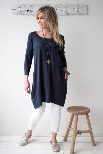 Bamboo freedom tunika, navy sininen