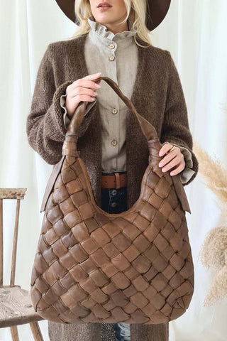 Gwen leatherbag, brown
