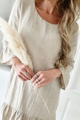 Juliet pellavamekko, natural