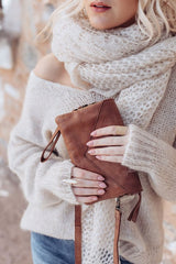 Dreamy mohair huivi, beige