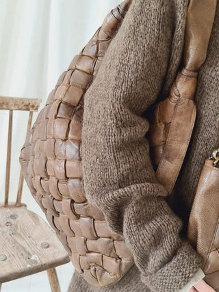 Gwen leatherbag, brown