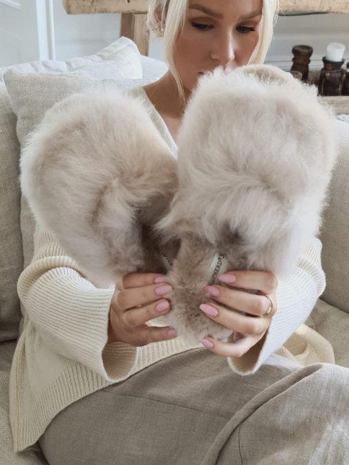 Tessan slippers, honey
