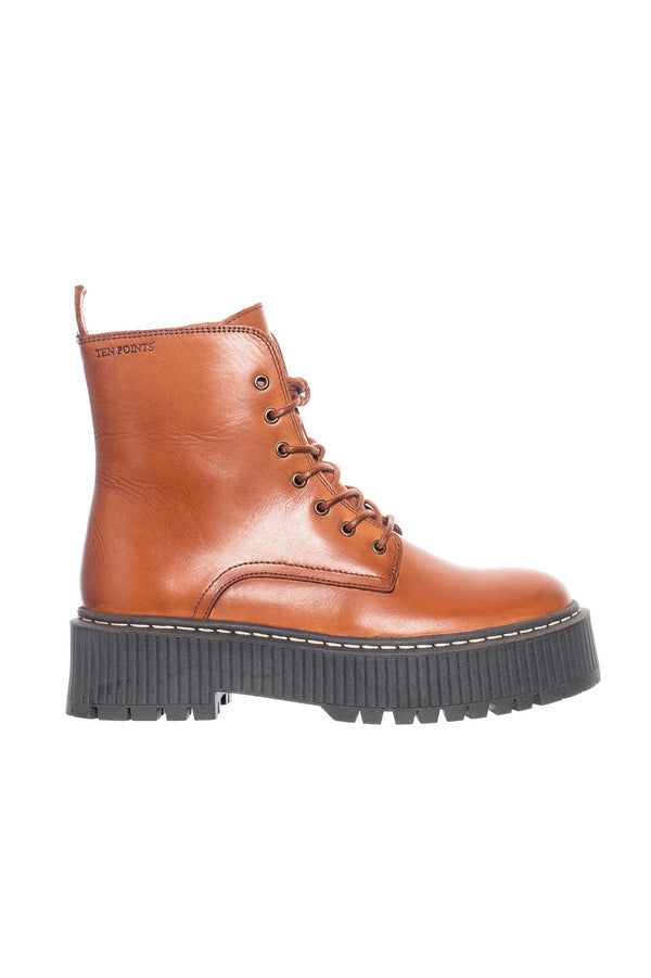 Alina laced bootsit, konjakki