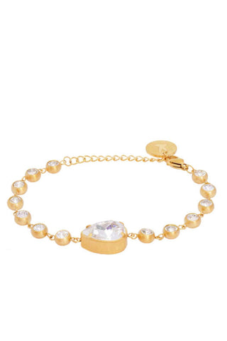 Billie crystal bracelet, clear