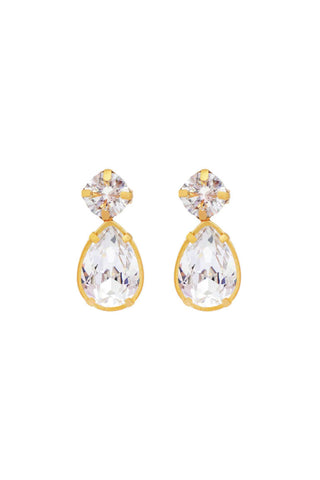 Billie crystal earrings, clear