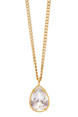 Billie crystal necklace, clear