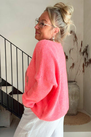 Bohemiana jumper, miami pink