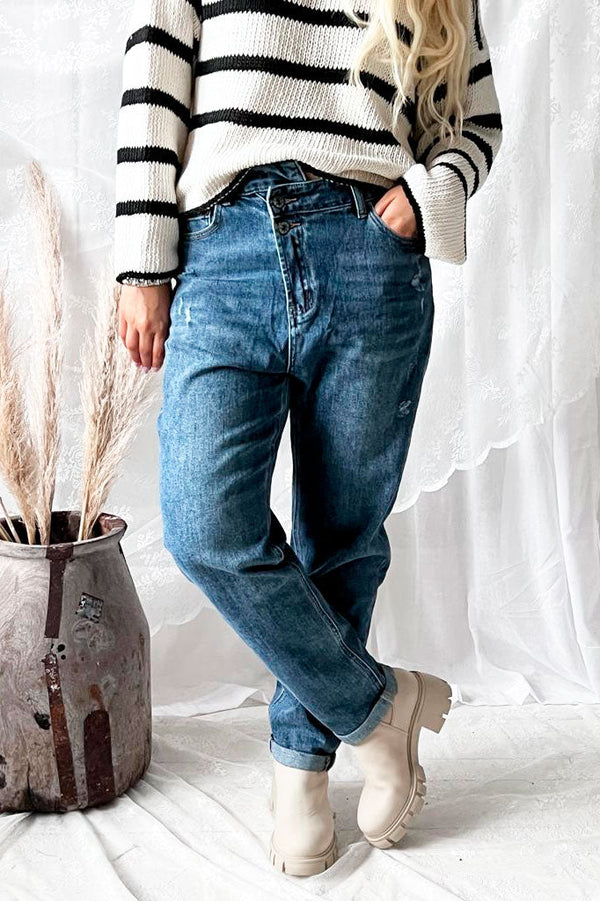 Boho farkut, mid wash