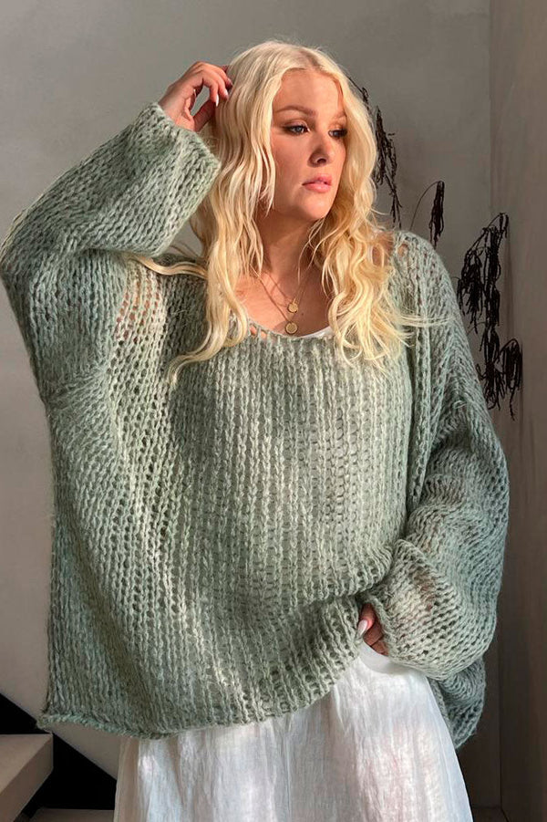 Carole mohairneule, danish vihreä