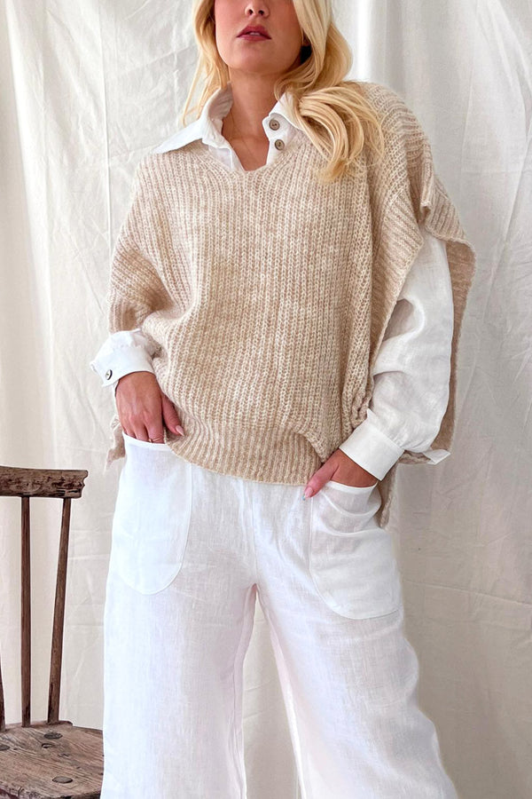Chloe mohairneule, beige