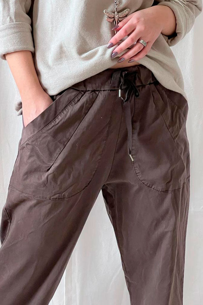 Get Comfy Mocha Joggers