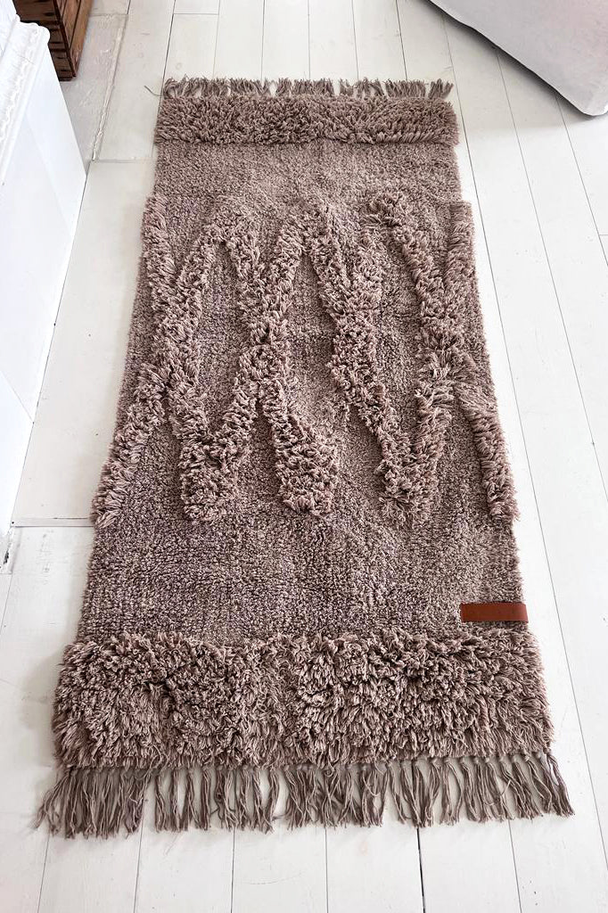 Diamonds puuvillamatto 70x150, taupe