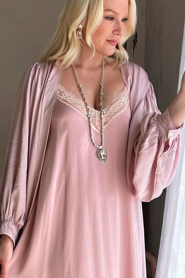 Dream on kimono, roosa