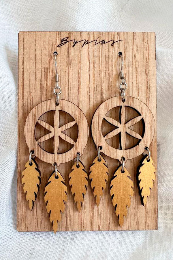 Dreamcatcher korvakorut, kulta