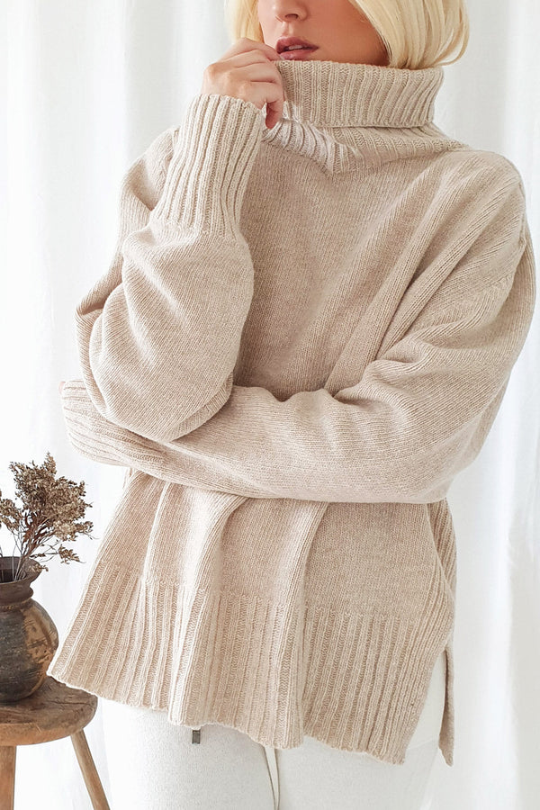 Fisherman's wife pooloneule, beige