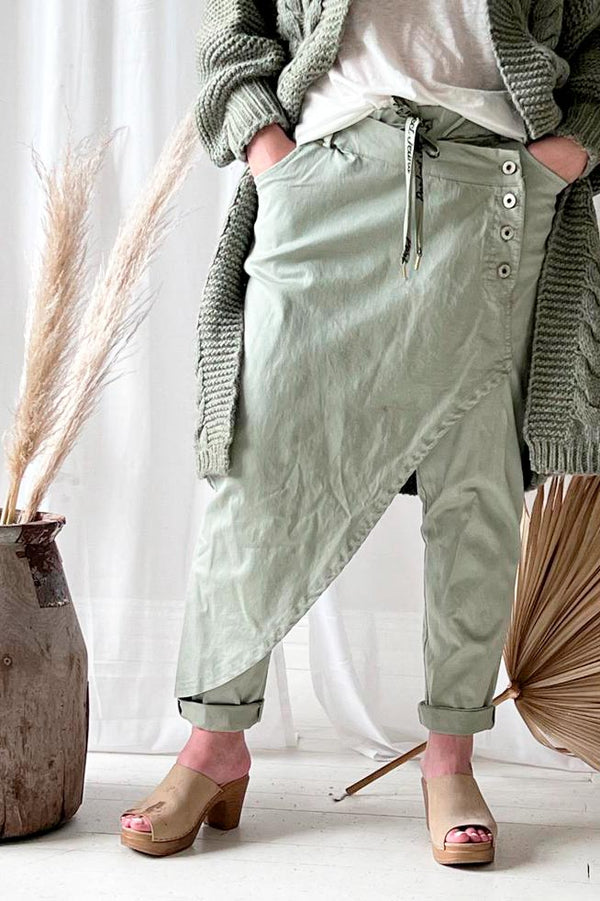 Flowy jogger, pastel vihreä