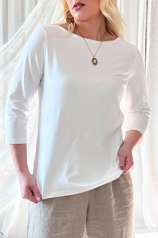 Gemma bamboo paita, valkoinen