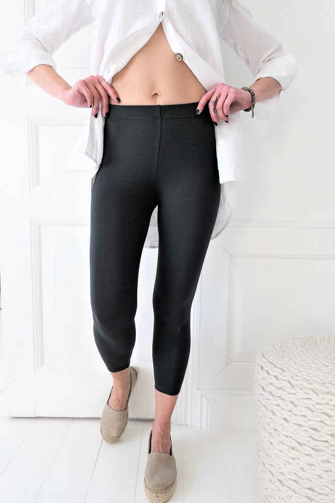 Bamboo leggings midi, grafiitti/harmaa