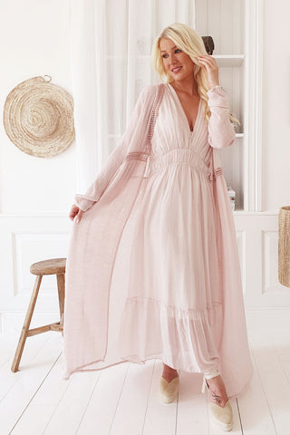 Iris kaftan, light pink