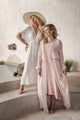 Iris kaftan, light pink