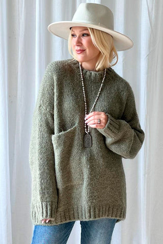 Isabella knit, olive