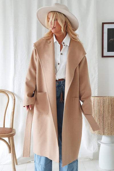 Lori wool cashmere coat clearance
