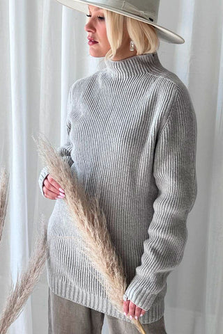 Lucien wool knit, grey