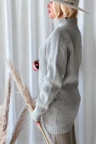Lucien wool knit, grey