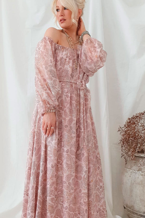 Merilyn viskoosimekko, roosa