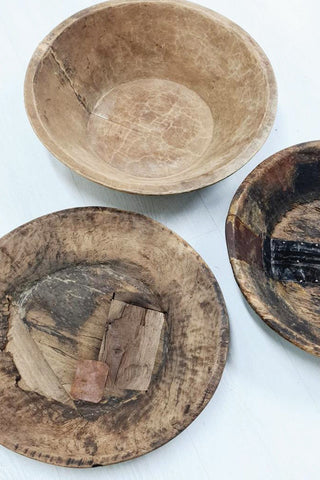 Puttur wooden bowl, natural
