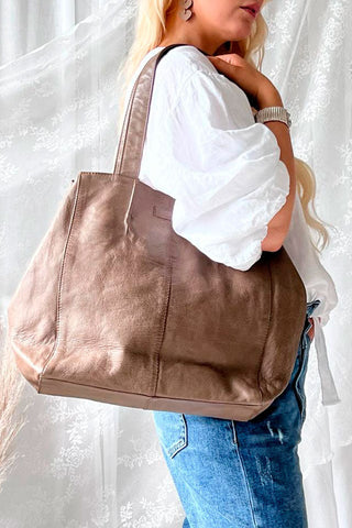 Paola shoulder bag, taupe