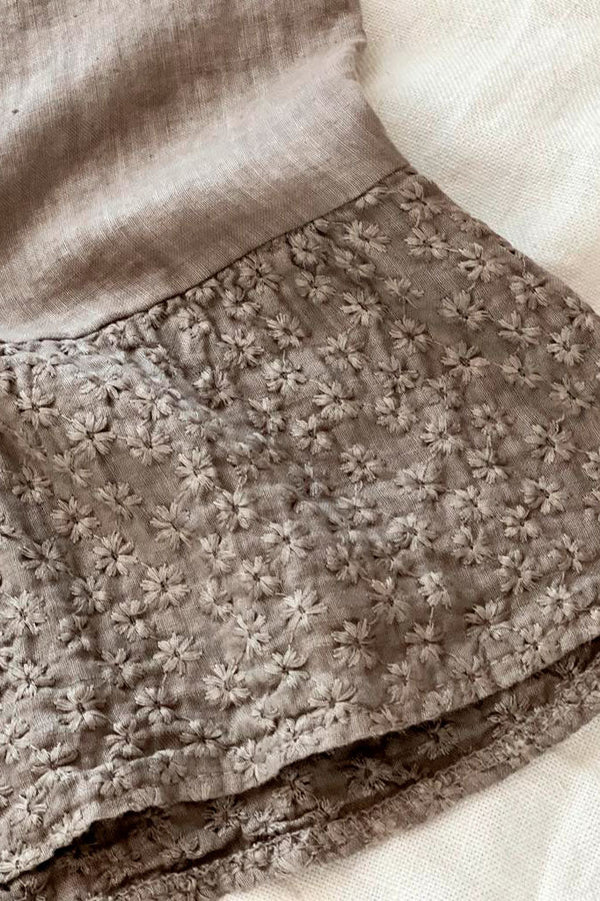 Petal pellavatoppi, taupe
