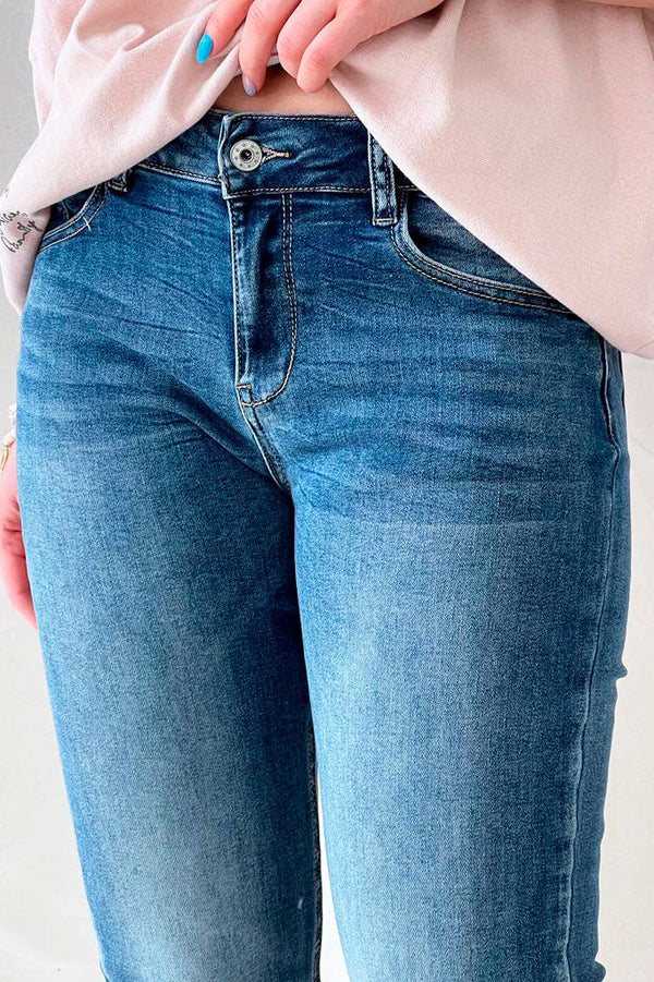 Skinny farkut, mid wash