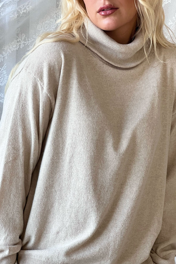 Venice pooloneule, beige
