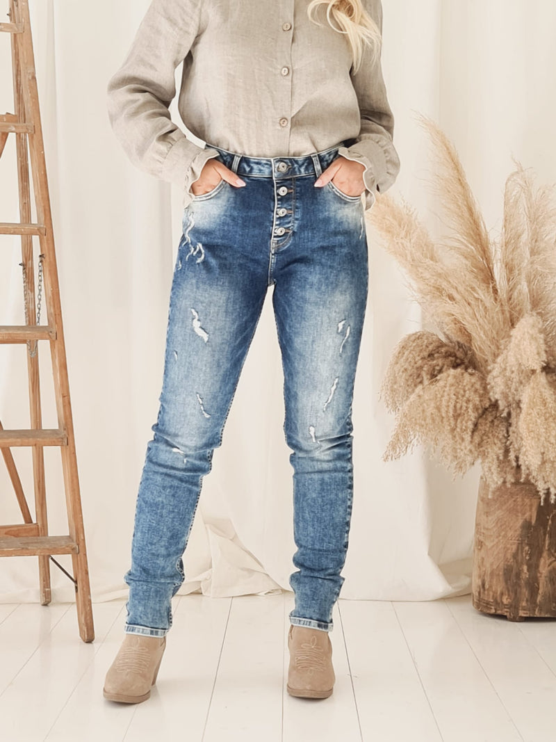 Chic farkut, blue wash
