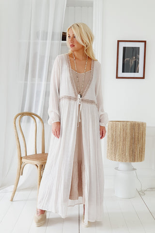 Iris kaftan, sand