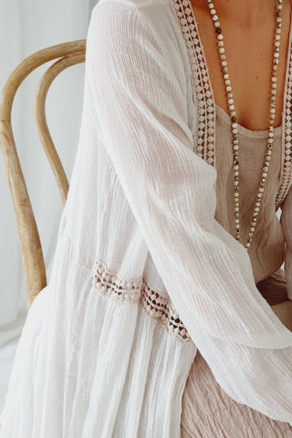 Iris kaftan, sand