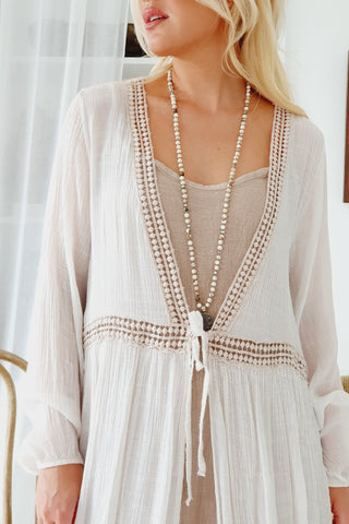 Iris kaftan, sand